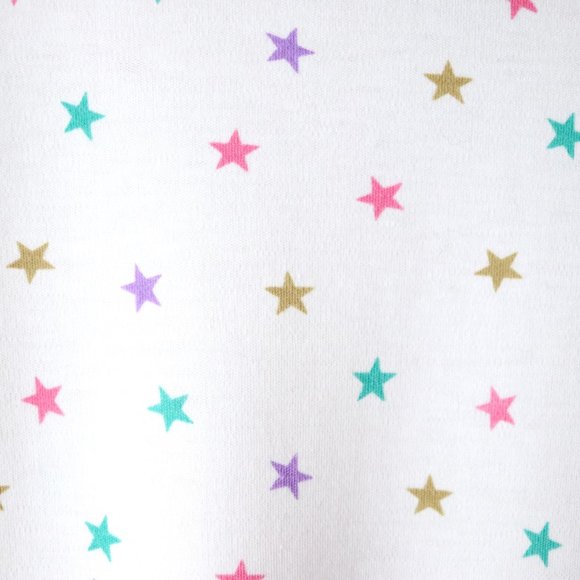 ❌SOLD❌vintage 80s 90s confetti stars soft knit tee - Picture 6 of 6